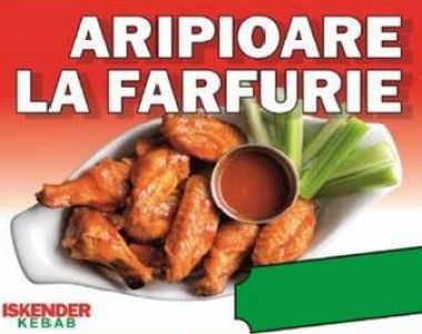 ISKENDER Aripioare la farfurie