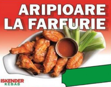  ISKENDER Aripioare la farfurie