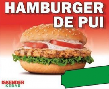 ISKENDER Hamburger de pui