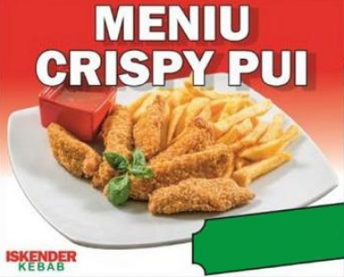 ISKENDER Meniu crispy pui