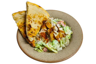 Salată Caesar cu focaccia